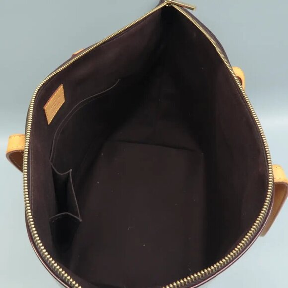 100% Authentic LOUIS VUITTON Bellevue Burgundy Patent Leather Tote - Picture 9 of 12